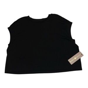 Harmony Balance Women’s XL Sleeveless Top, Black, Athleisure, NWT